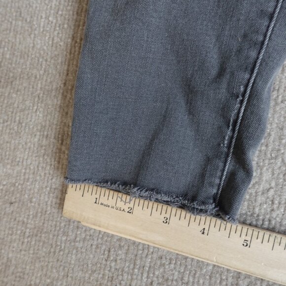 Mother Womens Jeans 28 Gray Looker Ankle Fray Made in USA - Picture 5 of 13